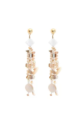 America & Beyond - Women's Beach Vibe Shell Earrings