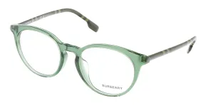 Burberry 0BE2318F 4012 Chalcot Phantos Full Rim Green Optical Frames