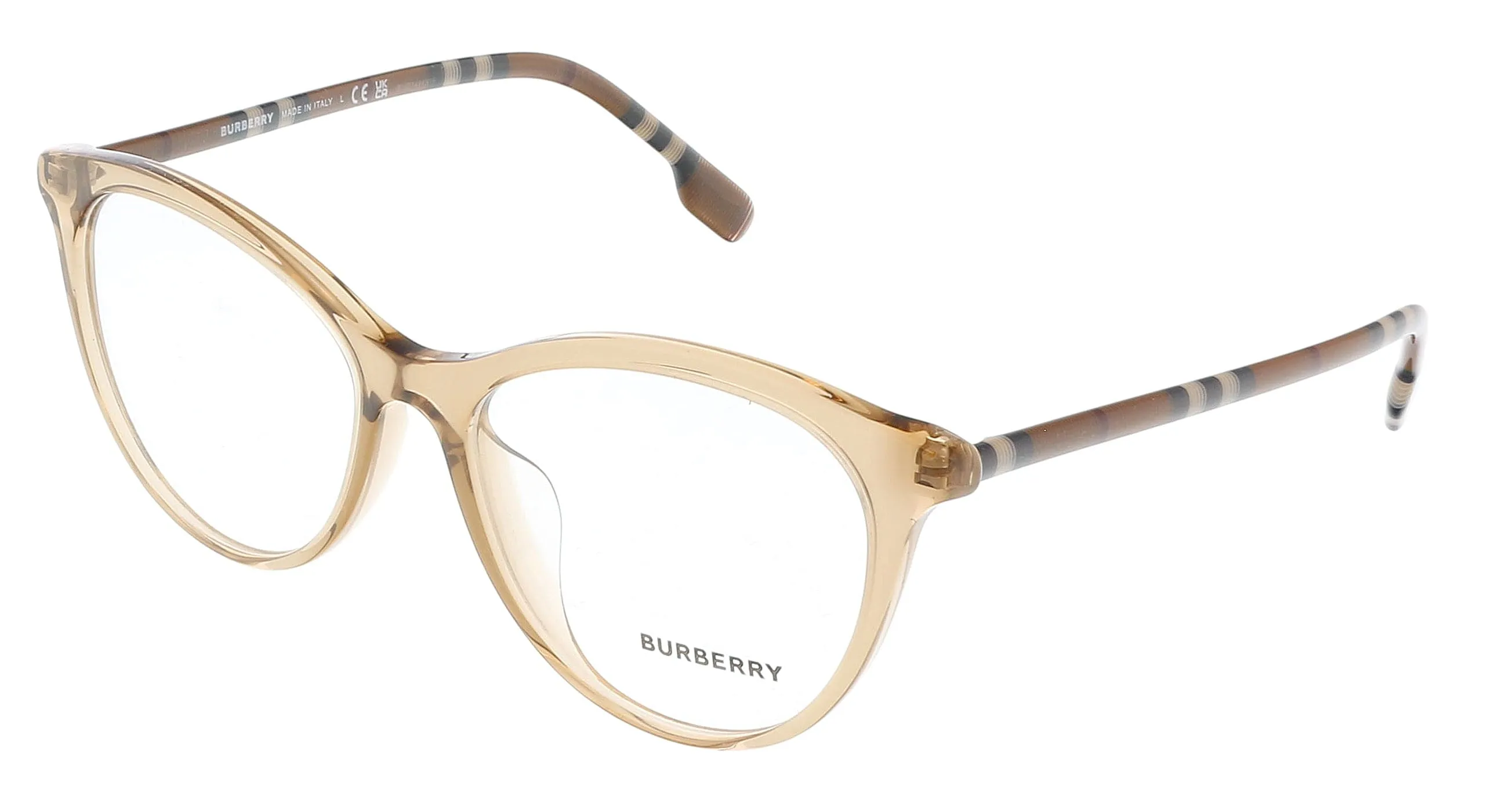 Burberry 0BE2325F 4010 Aiden Cat Eye Full Rim Brown Optical Frames
