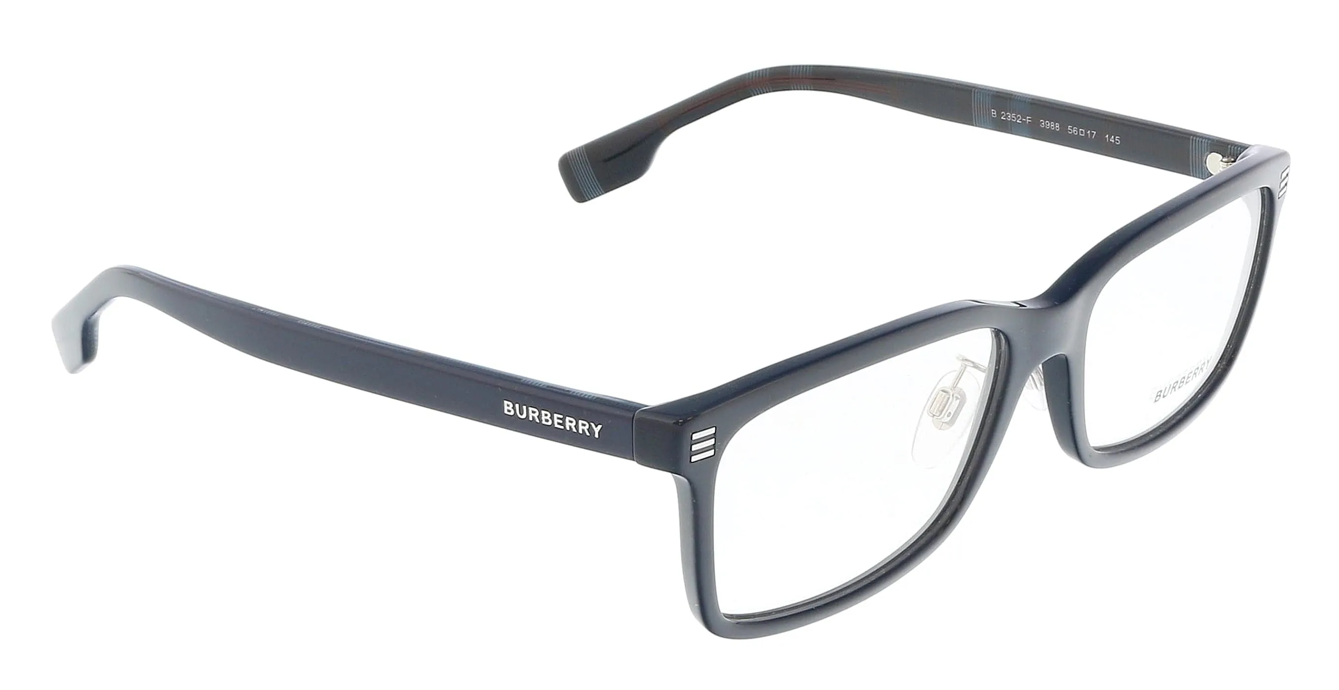 Burberry 0BE2352F 3988 Foster Rectangular Full Rim Navy Blue Optical Frames