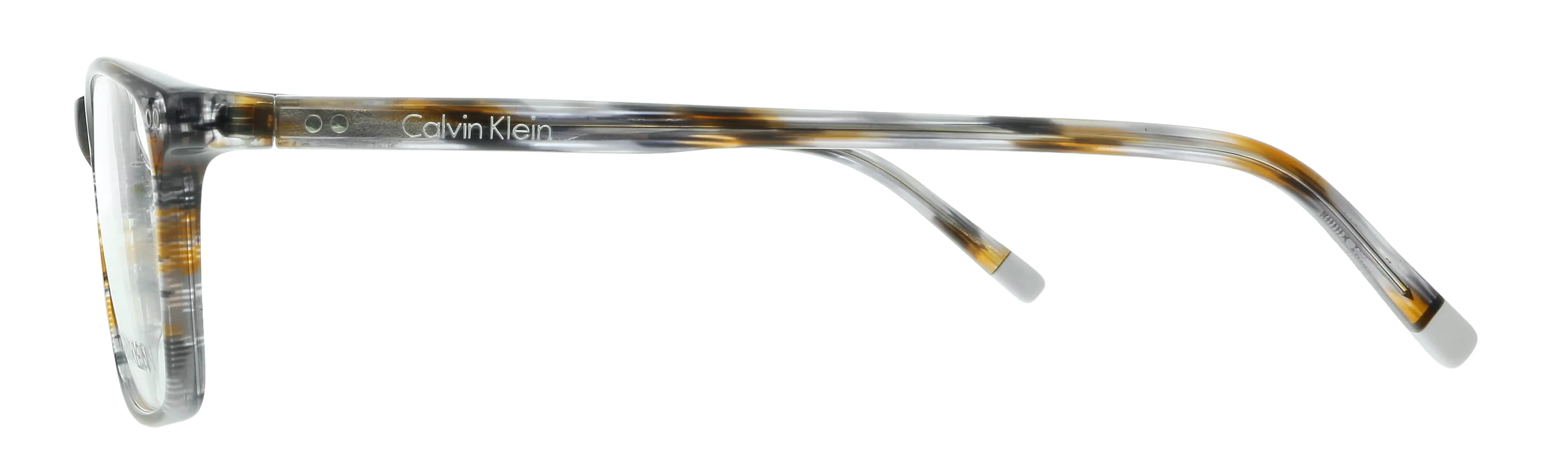 Calvin Klein CK5968 064 Striped Grey Brown Rectangle Eyeglasses