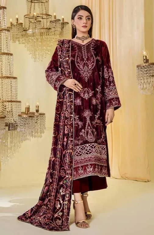 Deepsy Sana Safinaz Velvet Collection Salwar Suit (1450x06)