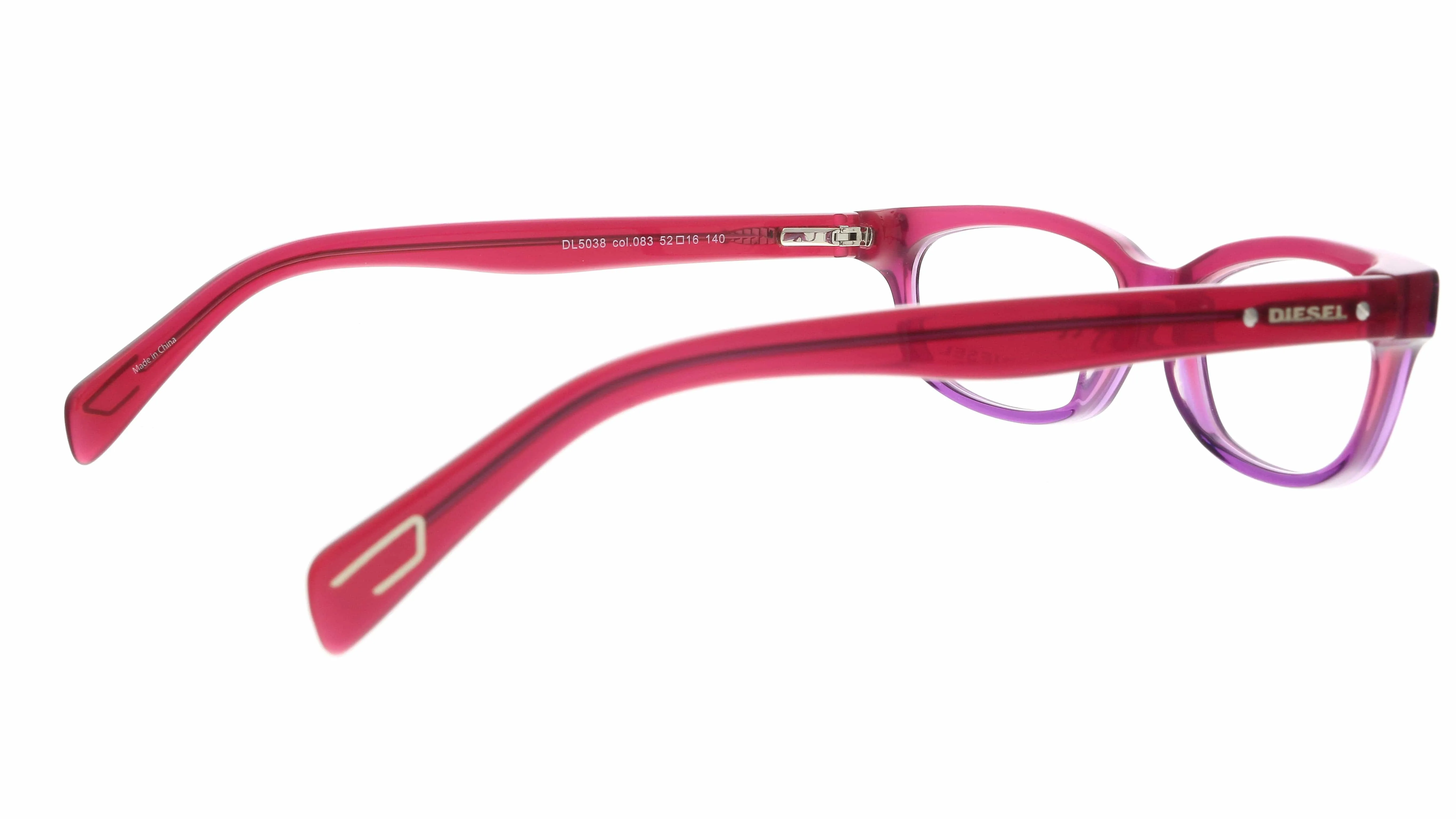 Diesel DL5038 083 Pink Rectangle Optical Frames