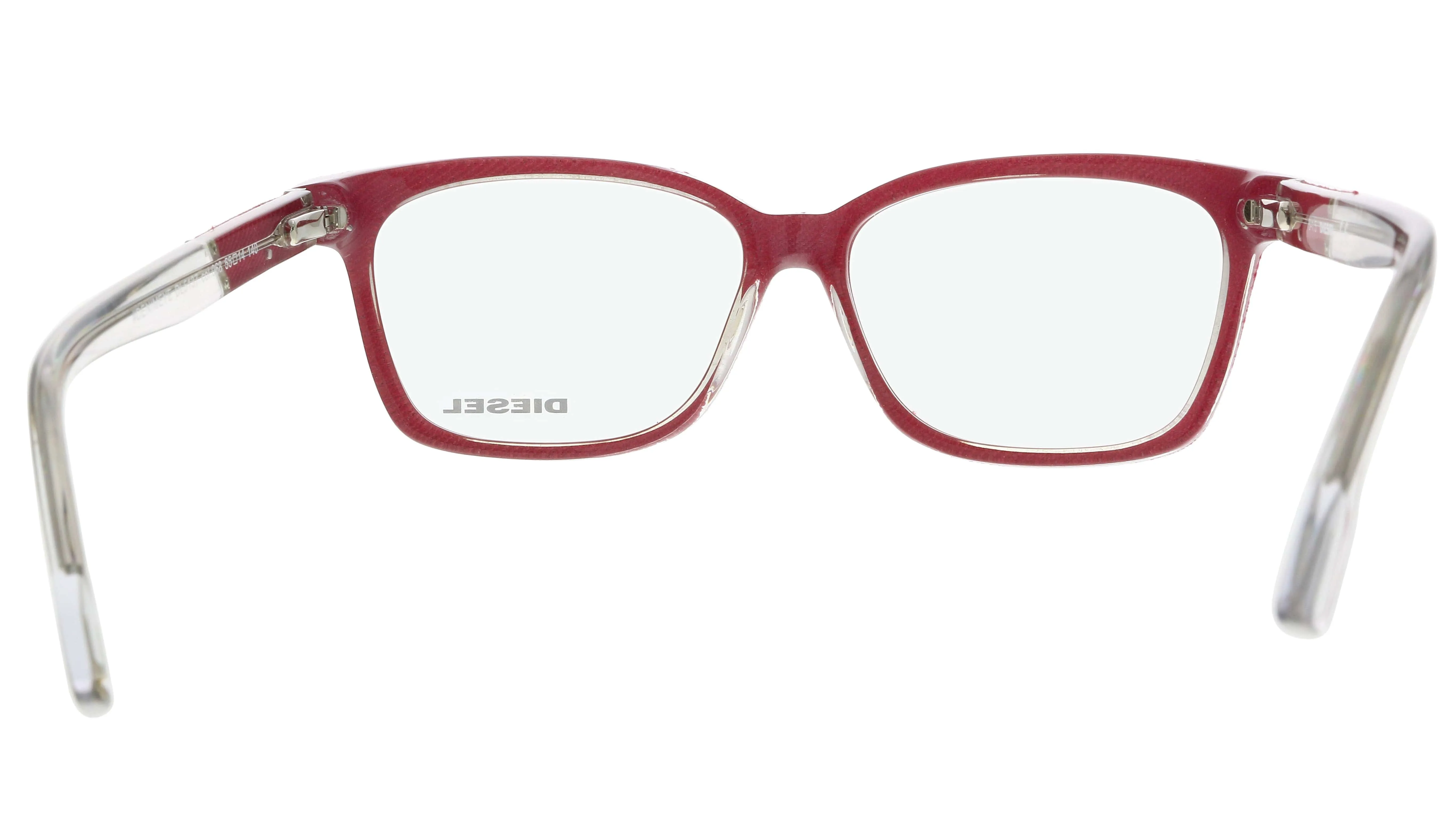 Diesel DL5137 068 Red Rectangle Optical Frames
