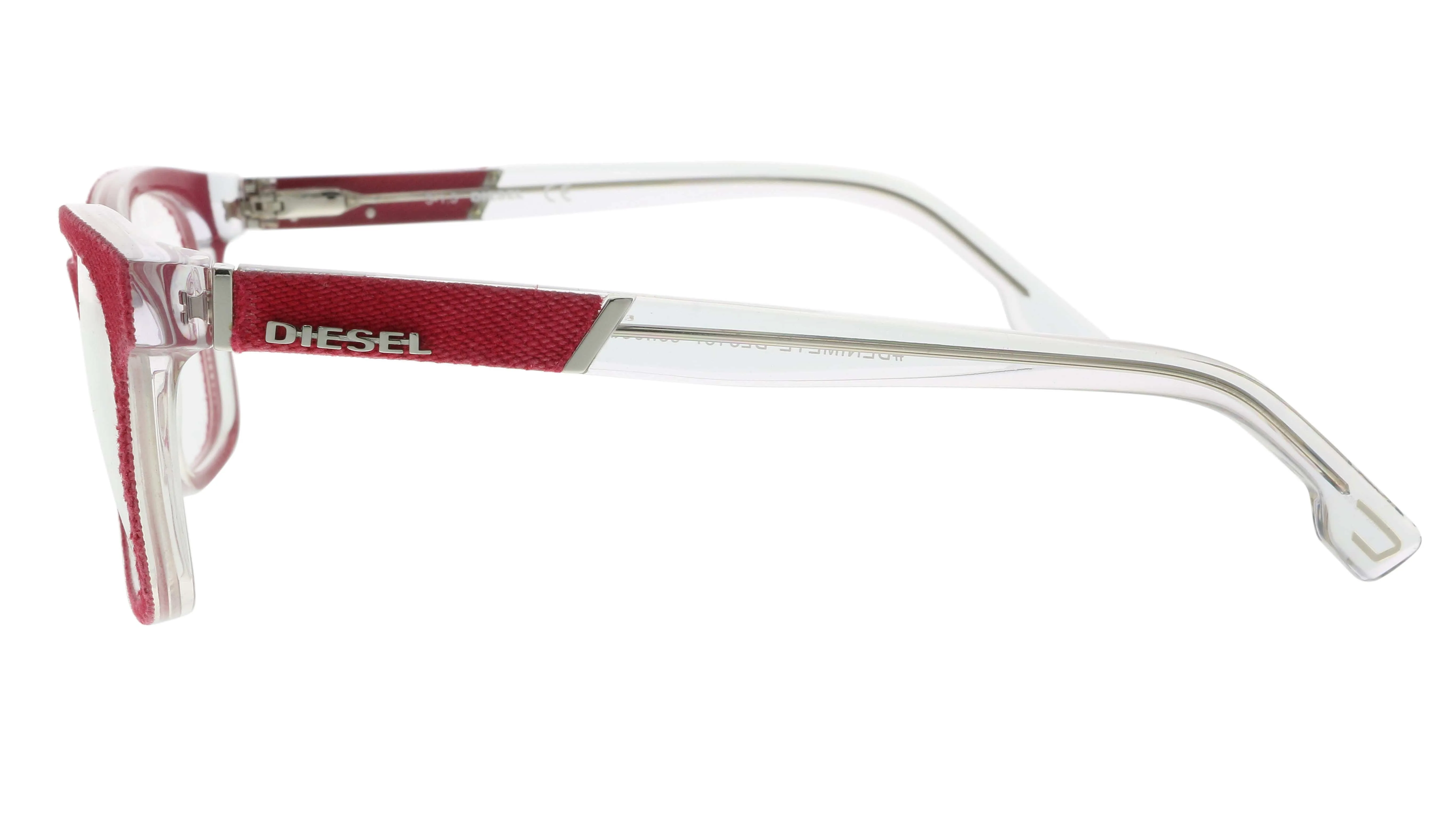 Diesel DL5137 068 Red Rectangle Optical Frames