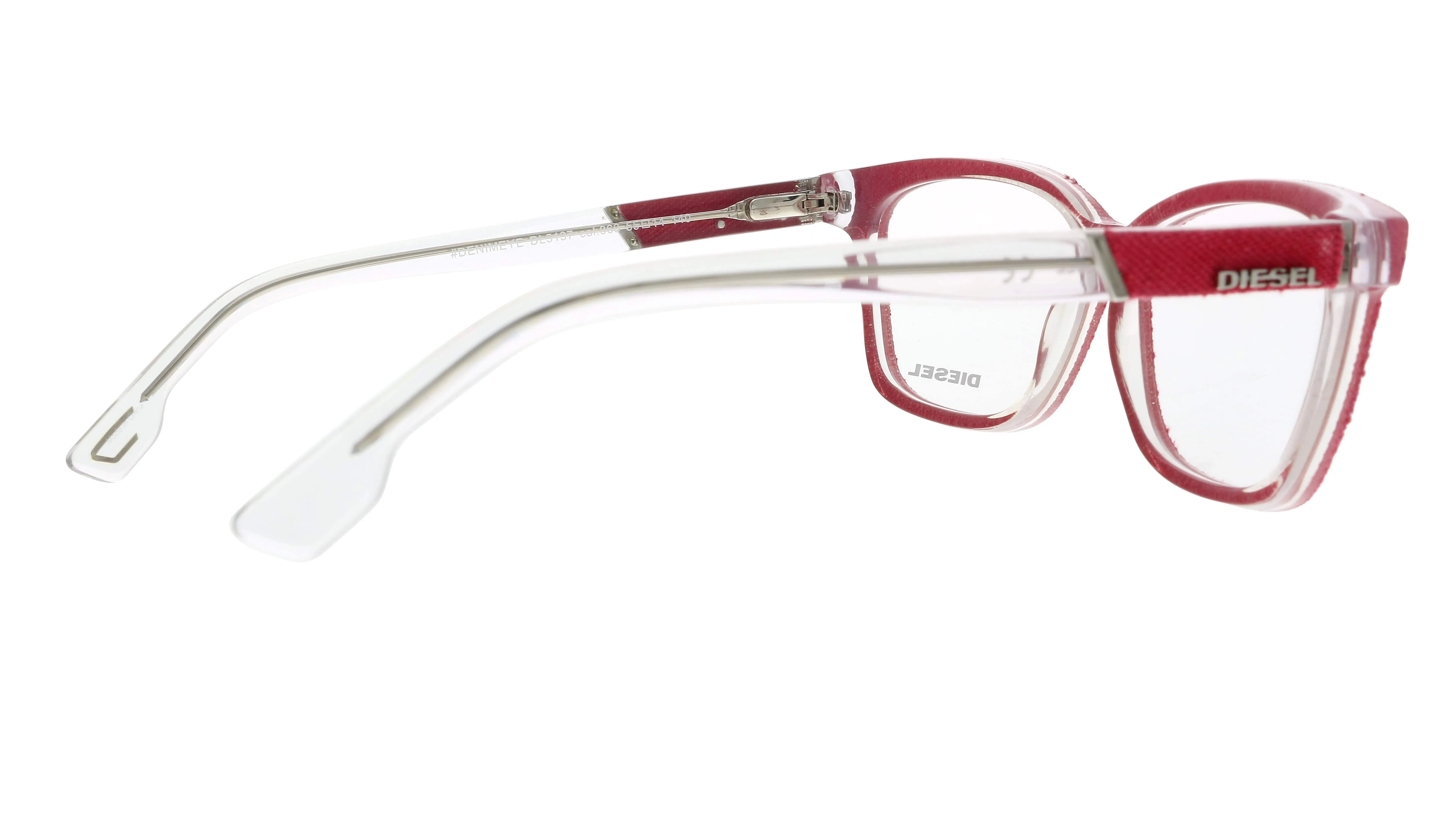 Diesel DL5137 068 Red Rectangle Optical Frames