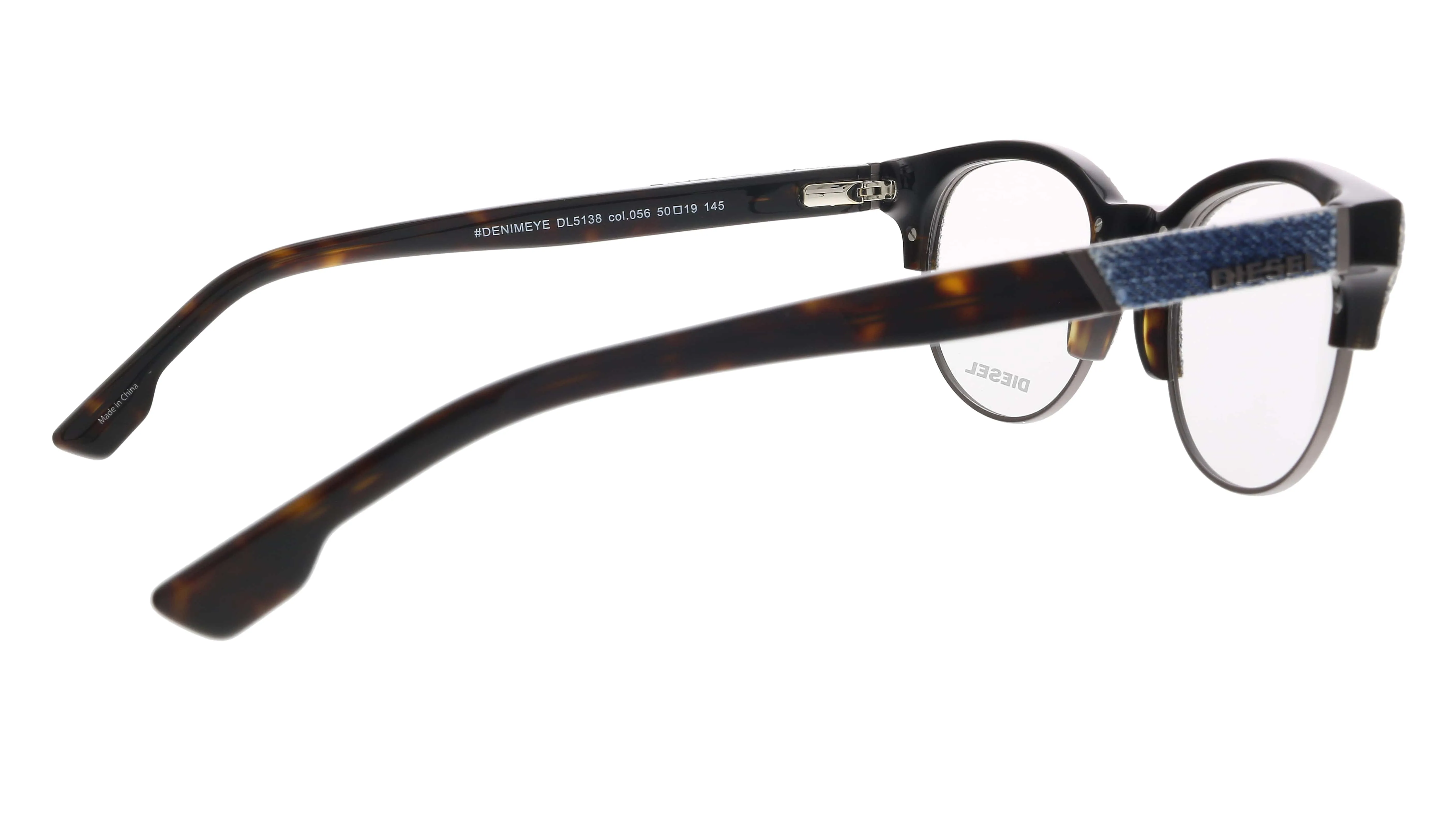Diesel DL5138 056 Grey Rectangle Optical Frames