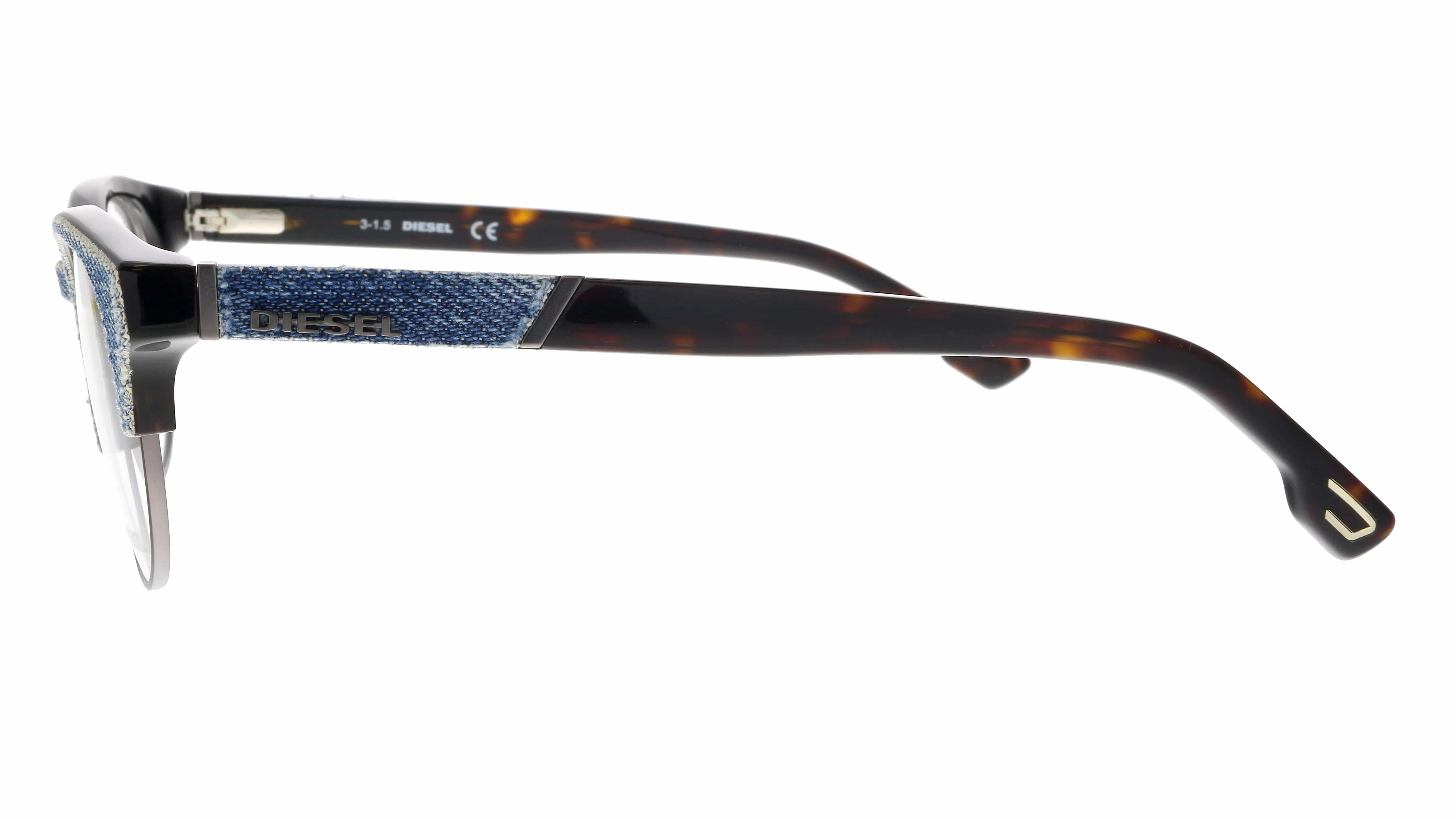 Diesel DL5138 056 Grey Rectangle Optical Frames