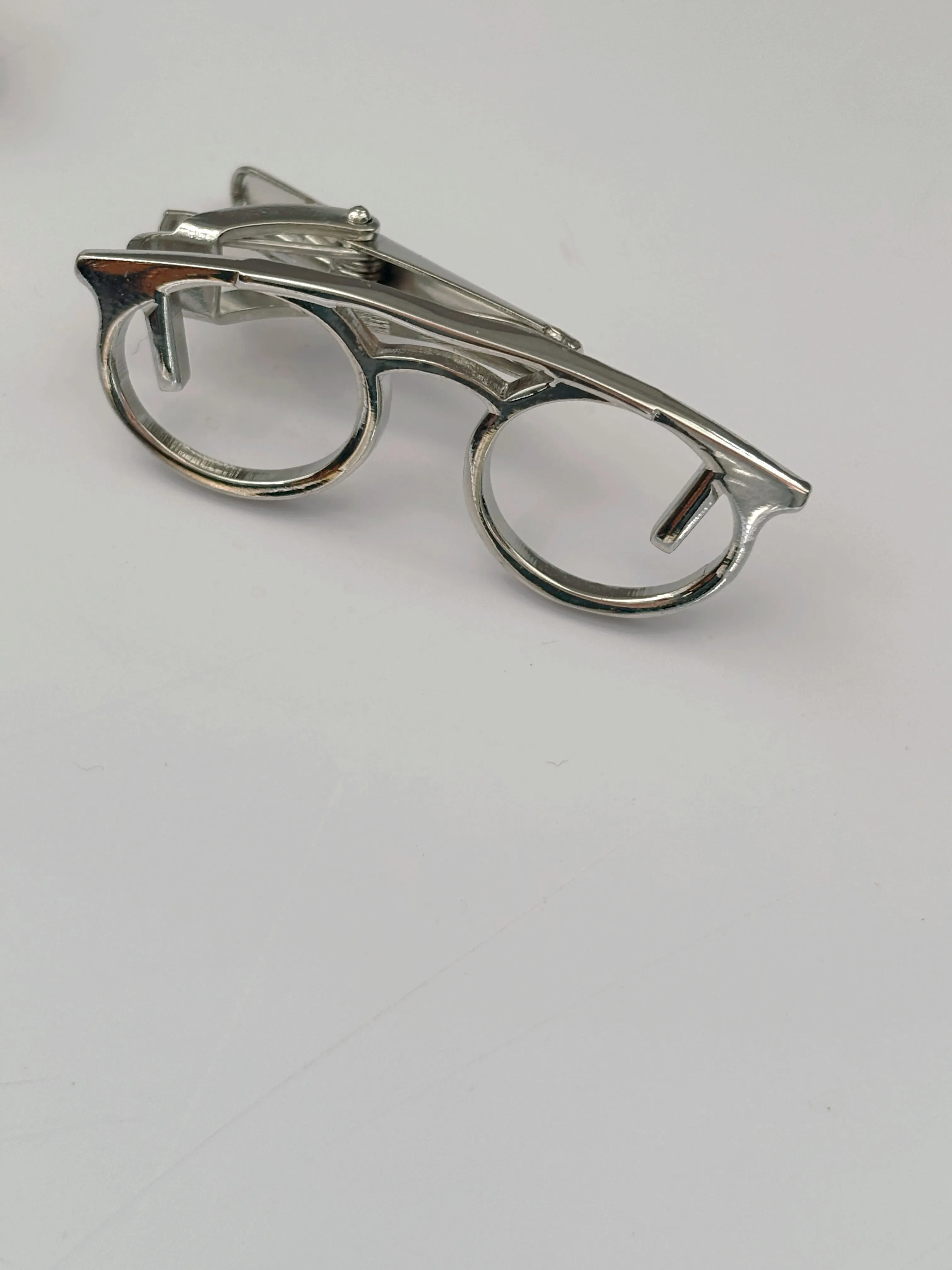 Glasses Tie Clip Pin