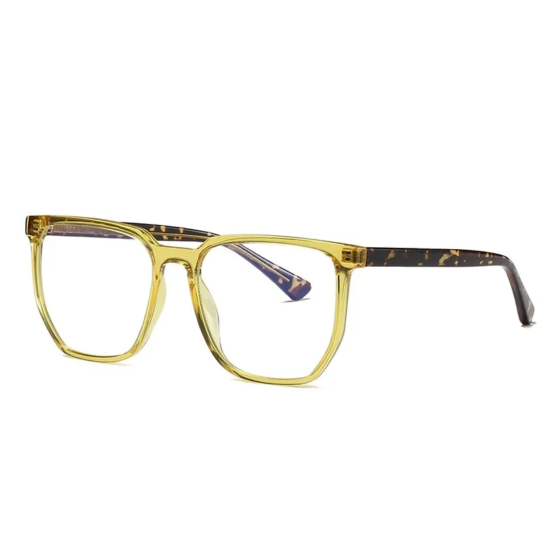 Gmei Unisex Full Rim TR 90 Titanium Square Frame Eyeglasses 2034