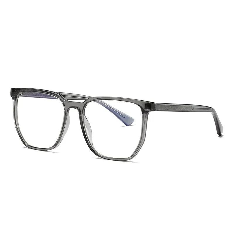 Gmei Unisex Full Rim TR 90 Titanium Square Frame Eyeglasses 2034