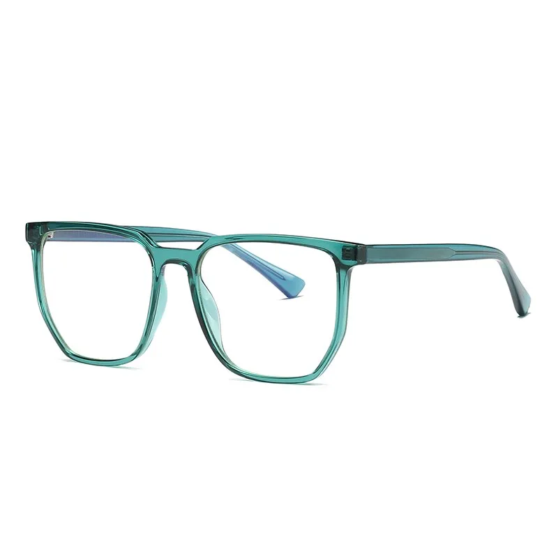 Gmei Unisex Full Rim TR 90 Titanium Square Frame Eyeglasses 2034