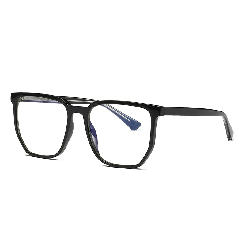 Gmei Unisex Full Rim TR 90 Titanium Square Frame Eyeglasses 2034