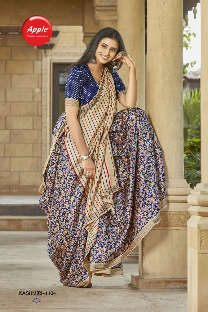KASHMIRI VOL-11 PASHMINA SILK SAREE