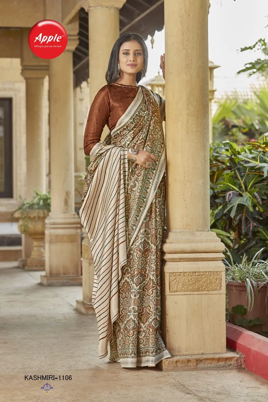 KASHMIRI VOL-11 PASHMINA SILK SAREE