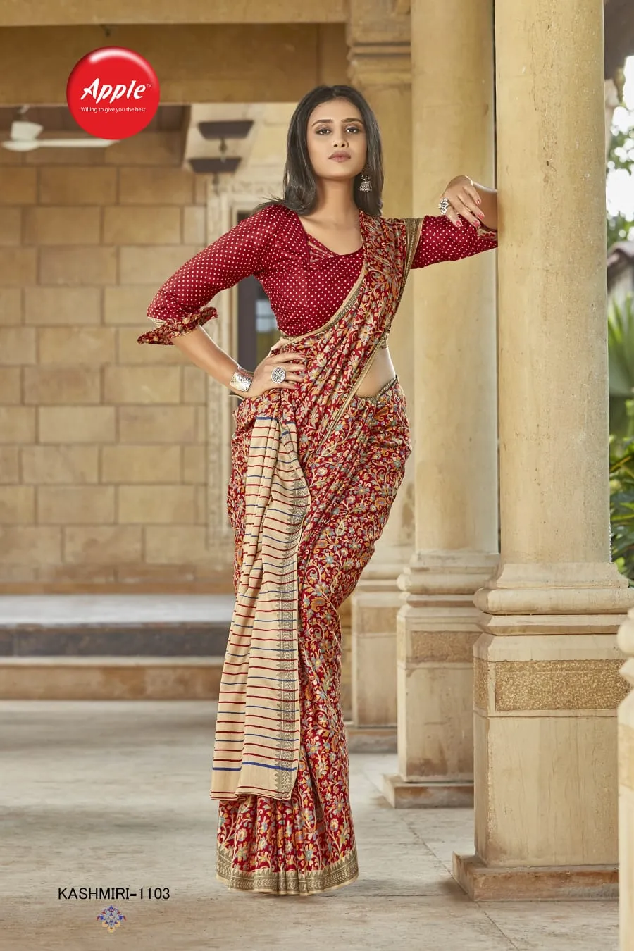 KASHMIRI VOL-11 PASHMINA SILK SAREE