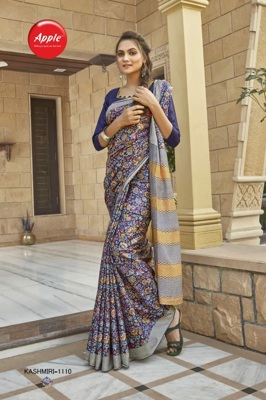 KASHMIRI VOL-11 PASHMINA SILK SAREE