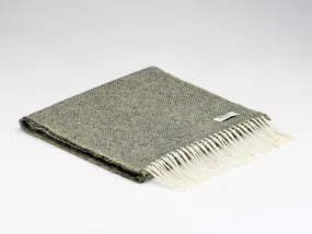 McNutt | Unisex Lambswool Scarf | Spotted Green