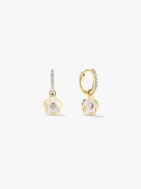 Mother Of Pearl Flower Drops