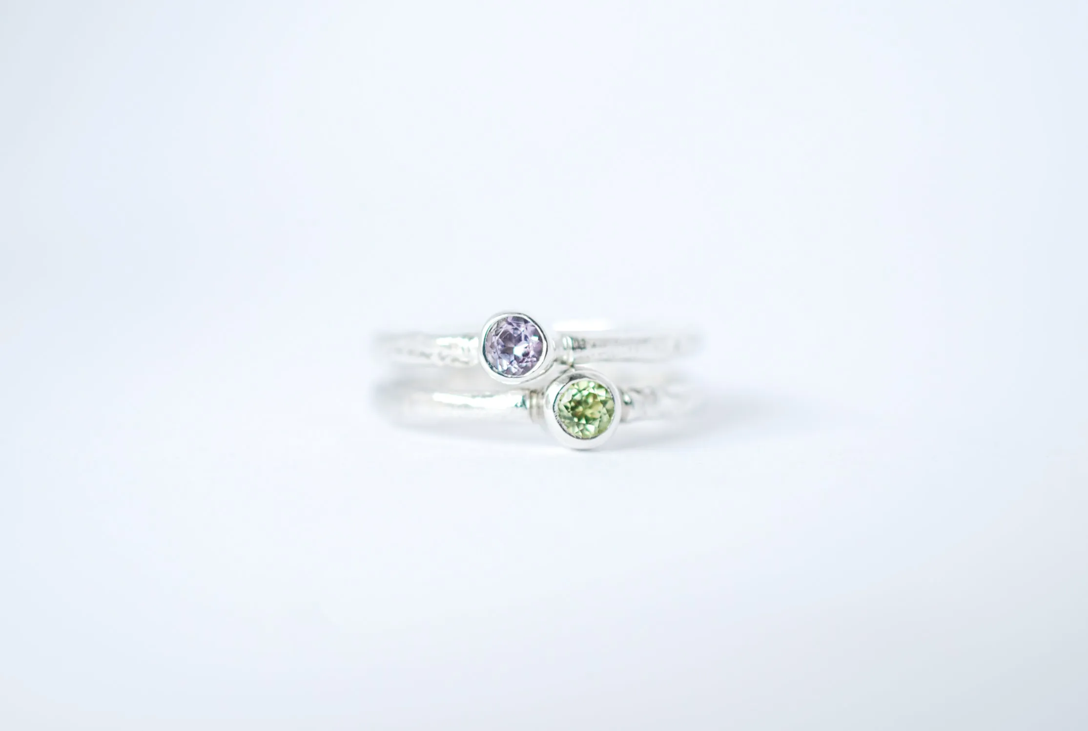 Silver ring Stacks "Cool Sis"