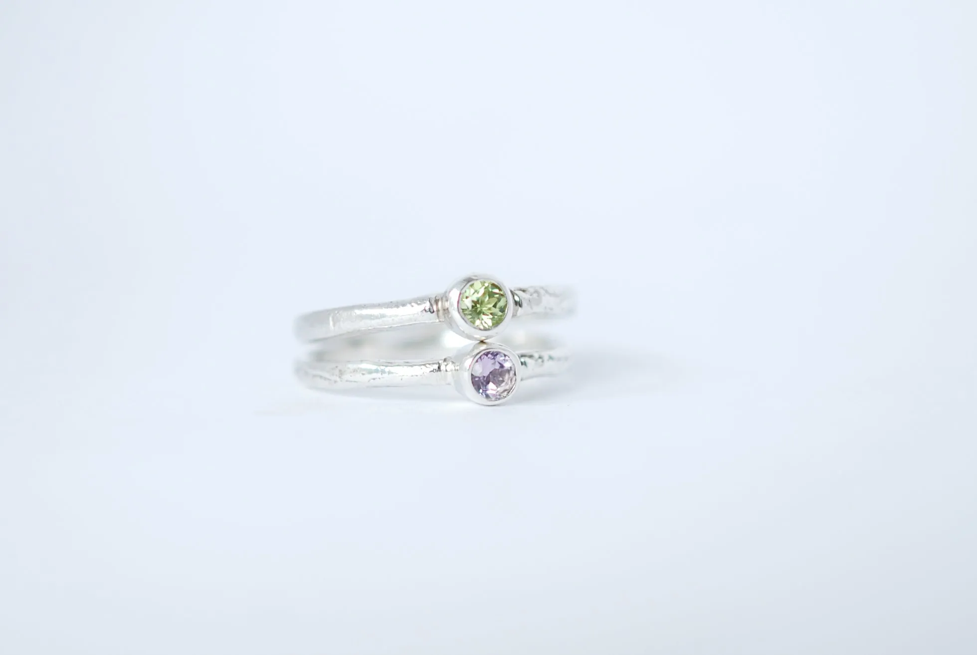 Silver ring Stacks "Cool Sis"
