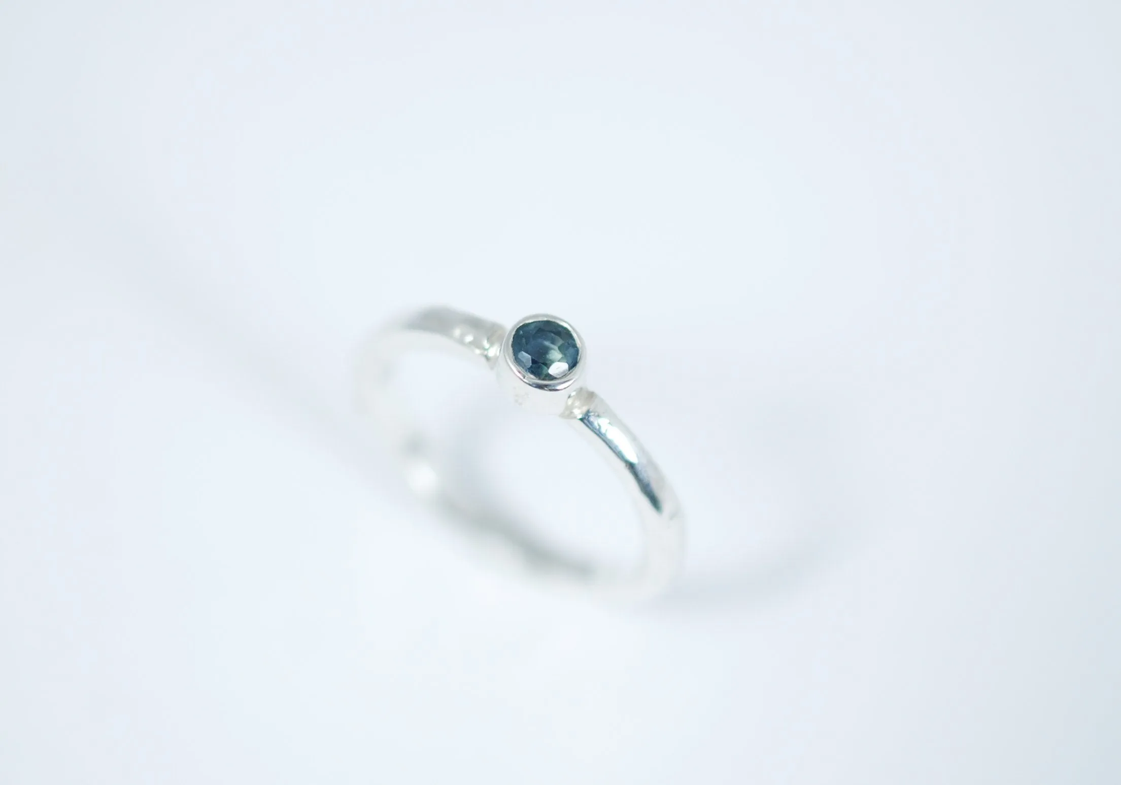 Siver stacking rings set "Nature Flight"