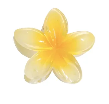 Tropical Hawaii flower hair clip