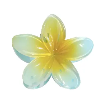 Tropical Hawaii flower hair clip