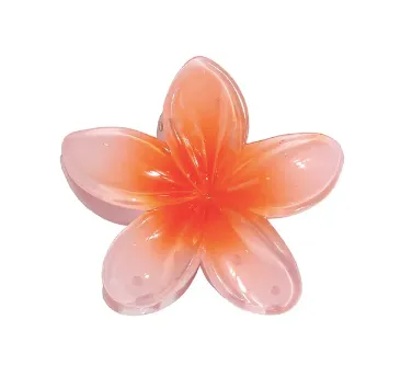 Tropical Hawaii flower hair clip